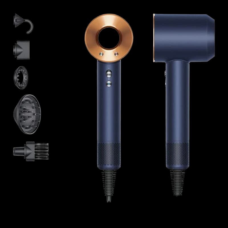 Фен Dyson Supersonic HD07 Prussian Blue/Rich Copper, синий/медь