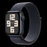 Apple Watch SE (2024), 40 мм корпус из алюминия цвета «Midnight», ремешок Sport Loop цвета «Ink»