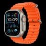 Apple Watch Ultra 2 (2023), 49 мм корпус из титана цвета «Natural», ремешок Ocean Band цвета «Orange»