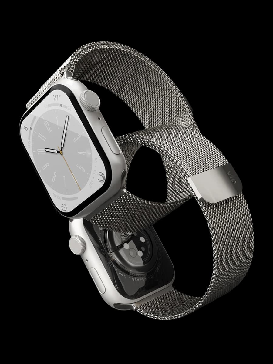 Ремешок из нержавеющей стали VLP для Apple Watch 38/40/41, шампань