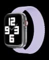 Ремешок нейлоновый плетёный VLP для Apple Watch 42/44/45, L/XL, 2шт, фиолетовый