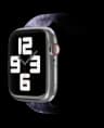 Ремешок нейлоновый плетёный VLP для Apple Watch 38/40/41, L/XL, 2шт, фиолетовый