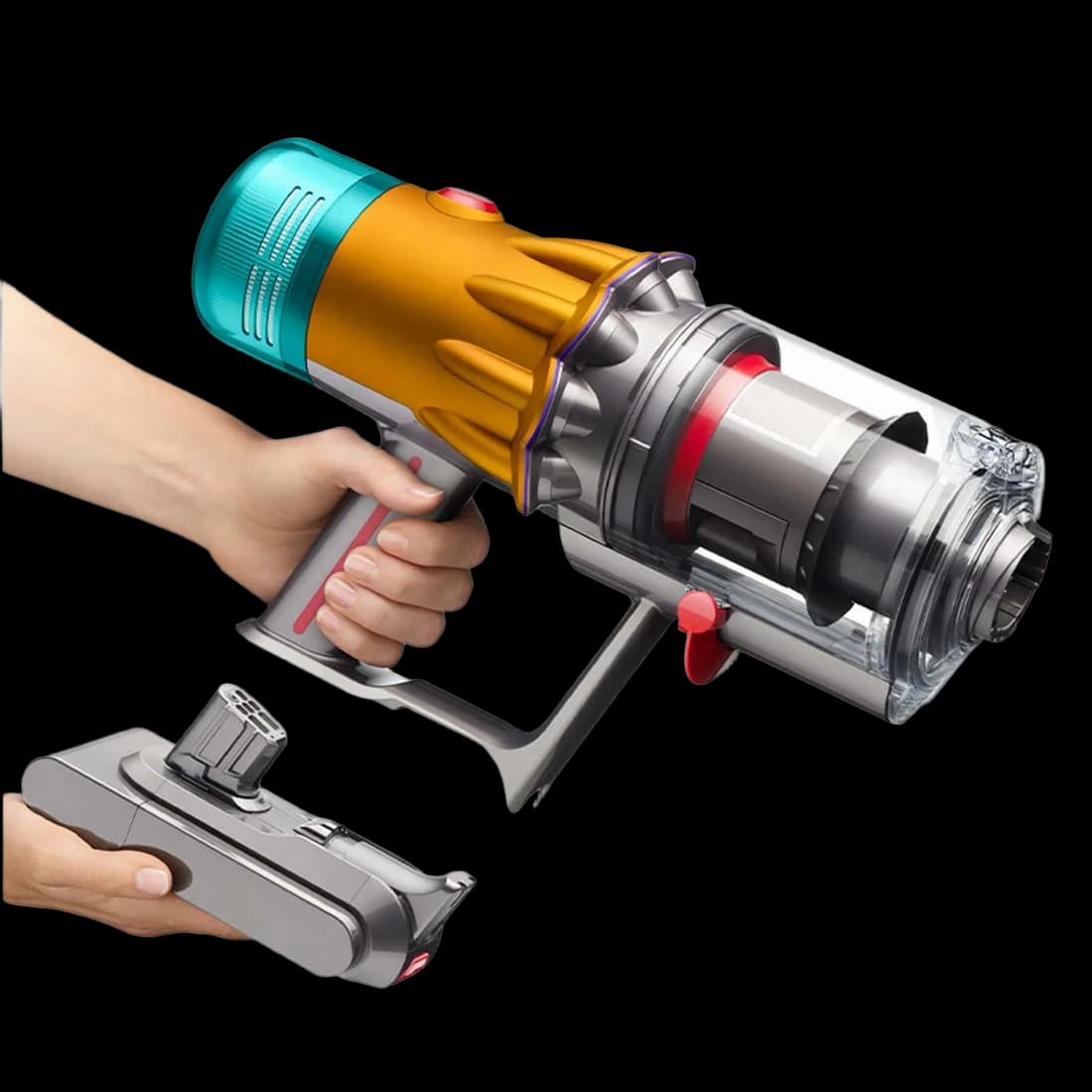 Пылесос Dyson V12S Detect Slim Submarine Complete Gold/Gold, золотой