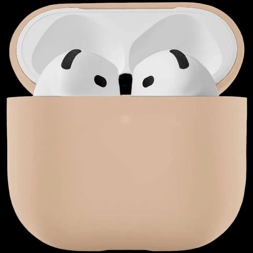 Чехол uBear Touch Pro латте, для AirPods 4/4 ANC