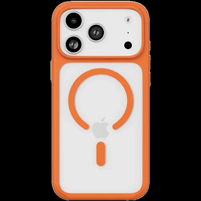 Чехол-накладка uBear Shade для iPhone 17 Pro Max, полиуретан, оранжевый