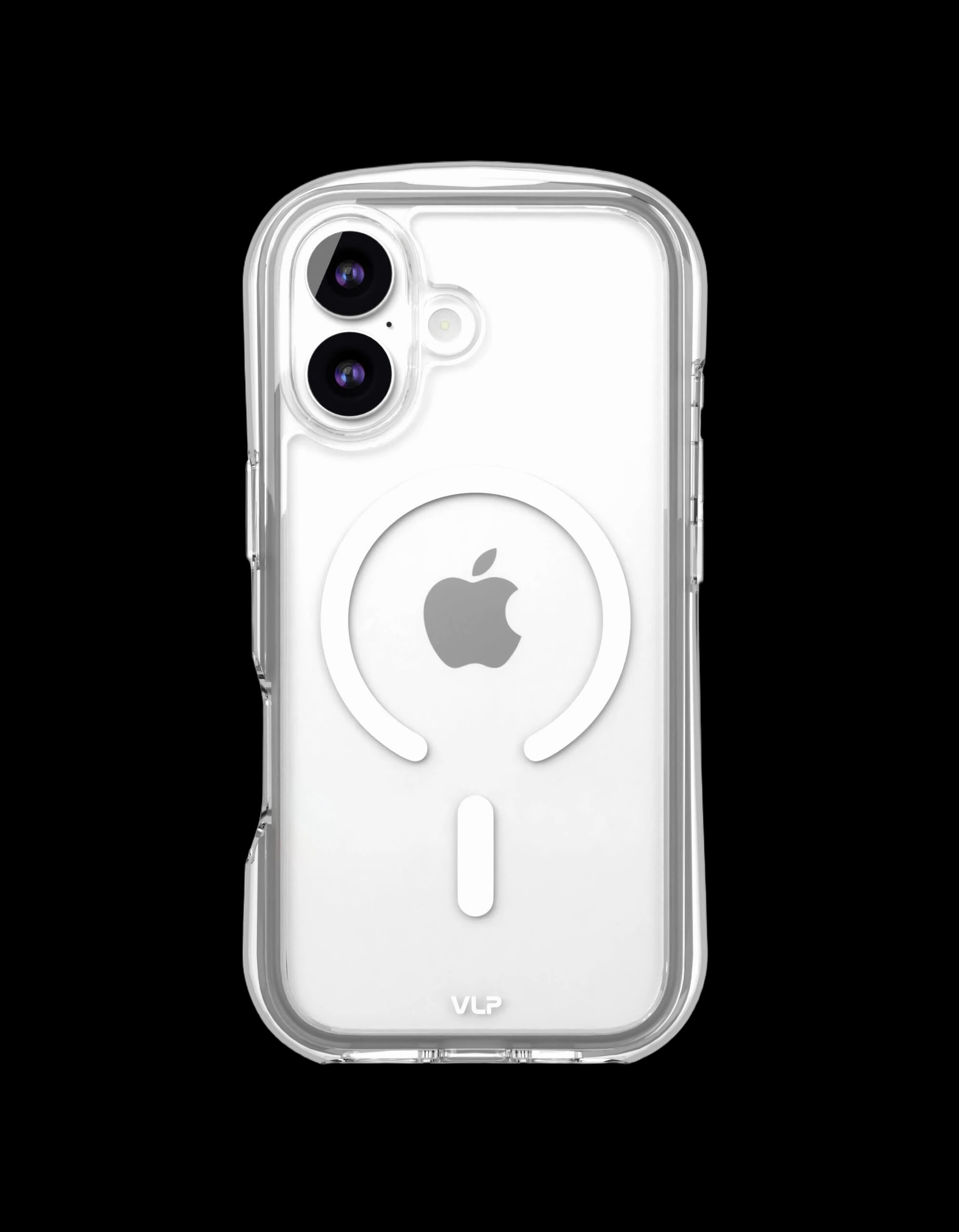 Чехол защитный VLP Bubble Case с MagSafe для iPhone 17, белый