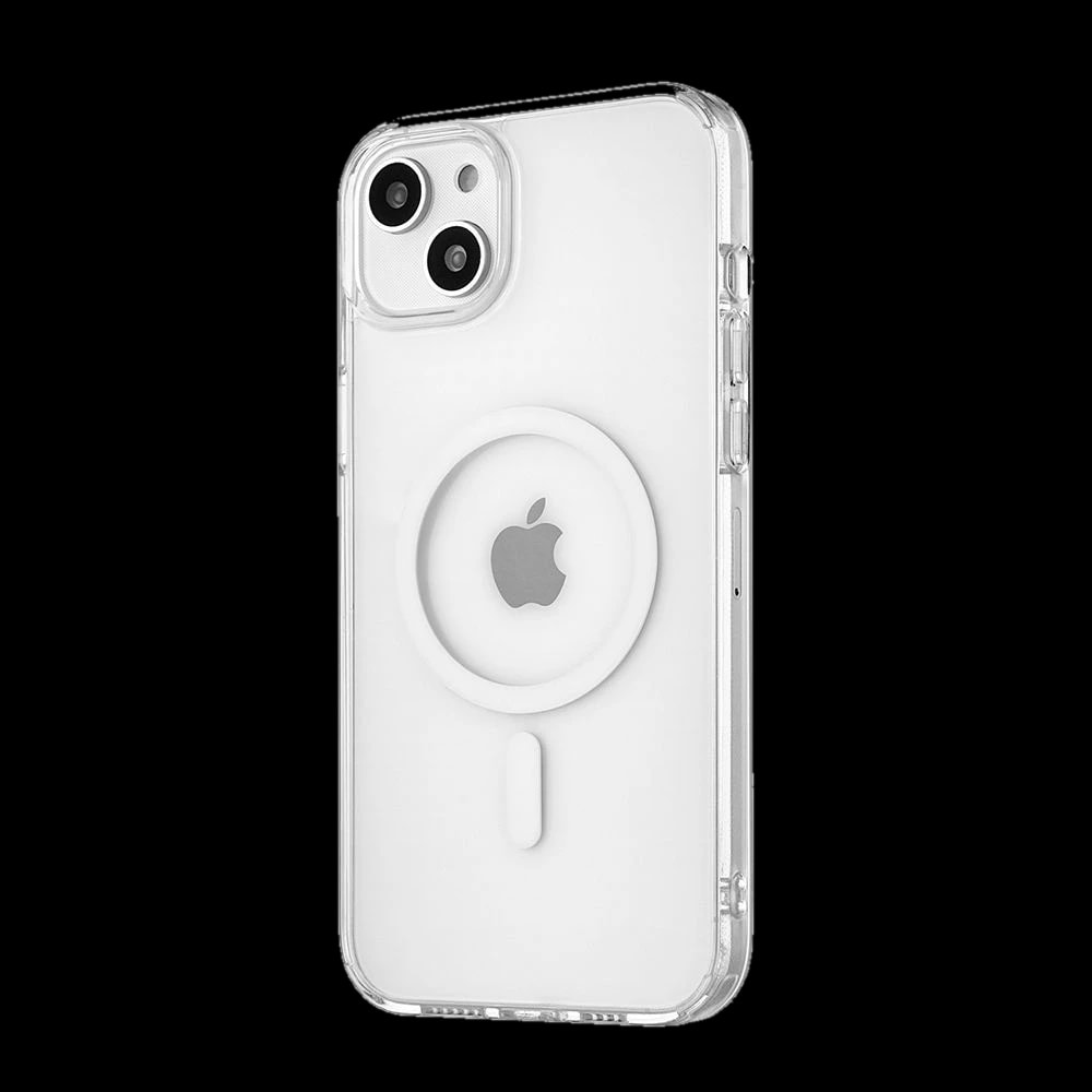 Чехол-накладка uBear Real Mag Case для iPhone 14, поликарбонат, прозрачный