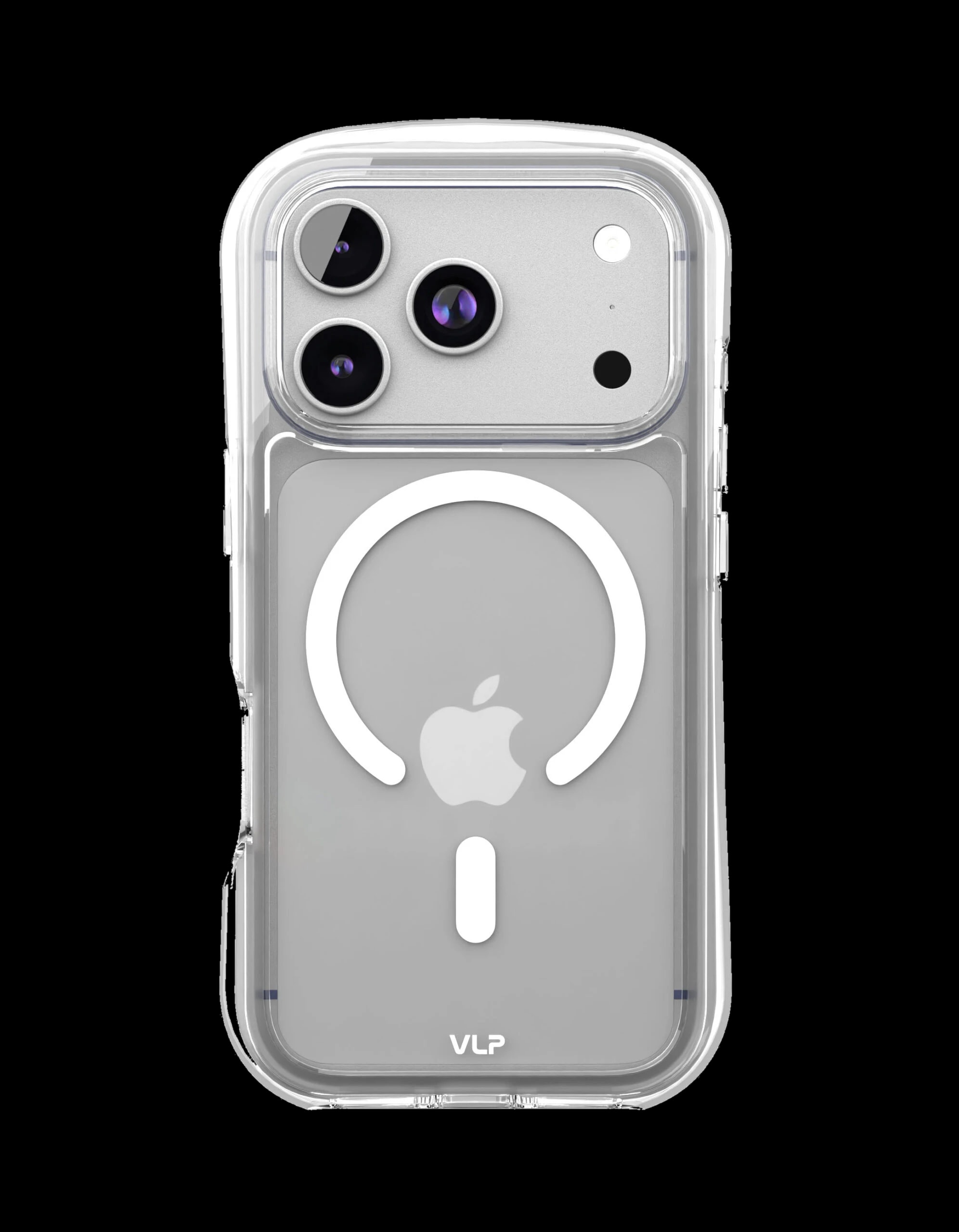 Чехол защитный VLP Bubble Case с MagSafe для iPhone 17 Pro, белый