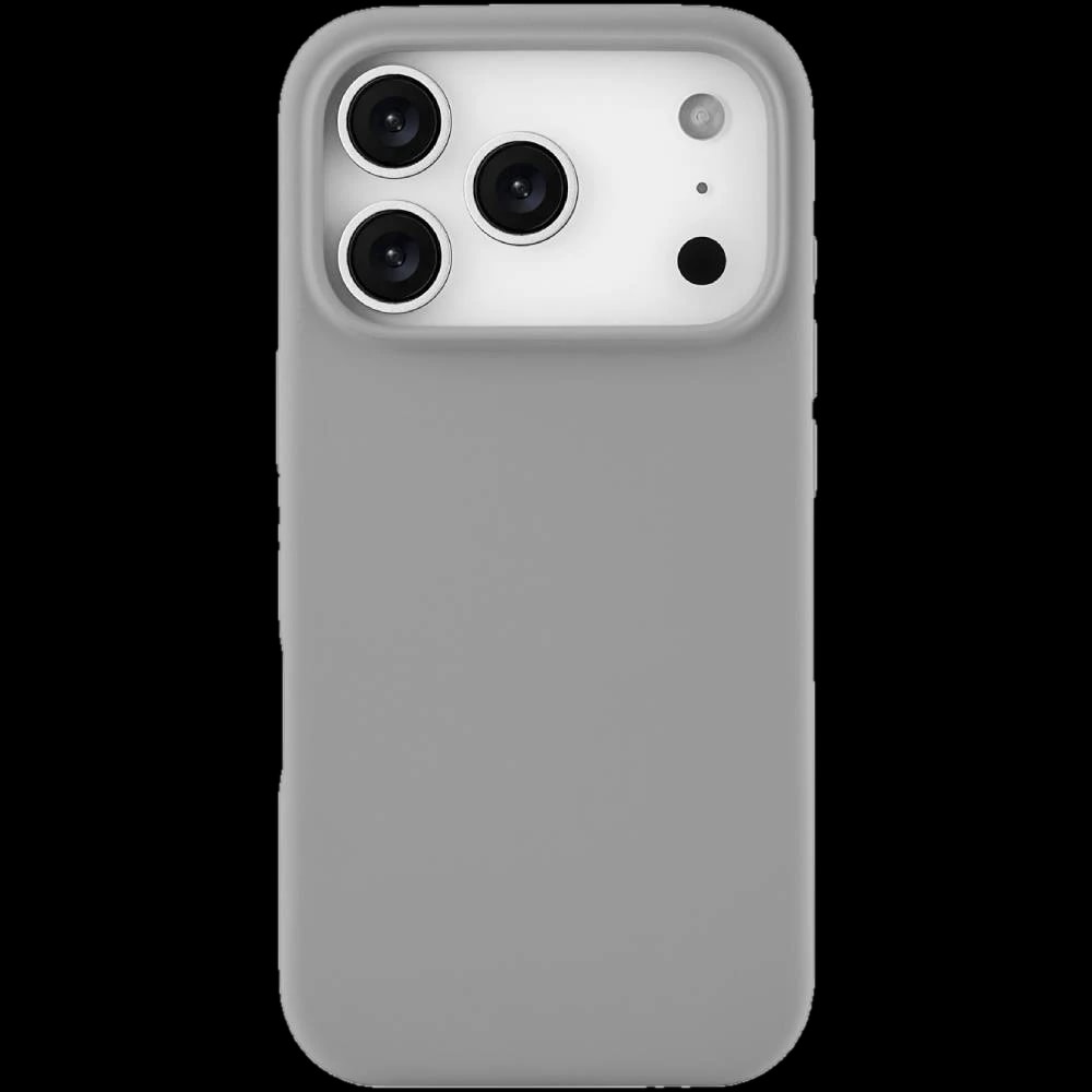 Чехол-накладка uBear Touch Mag для iPhone 17 Pro, силикон, светло-серый