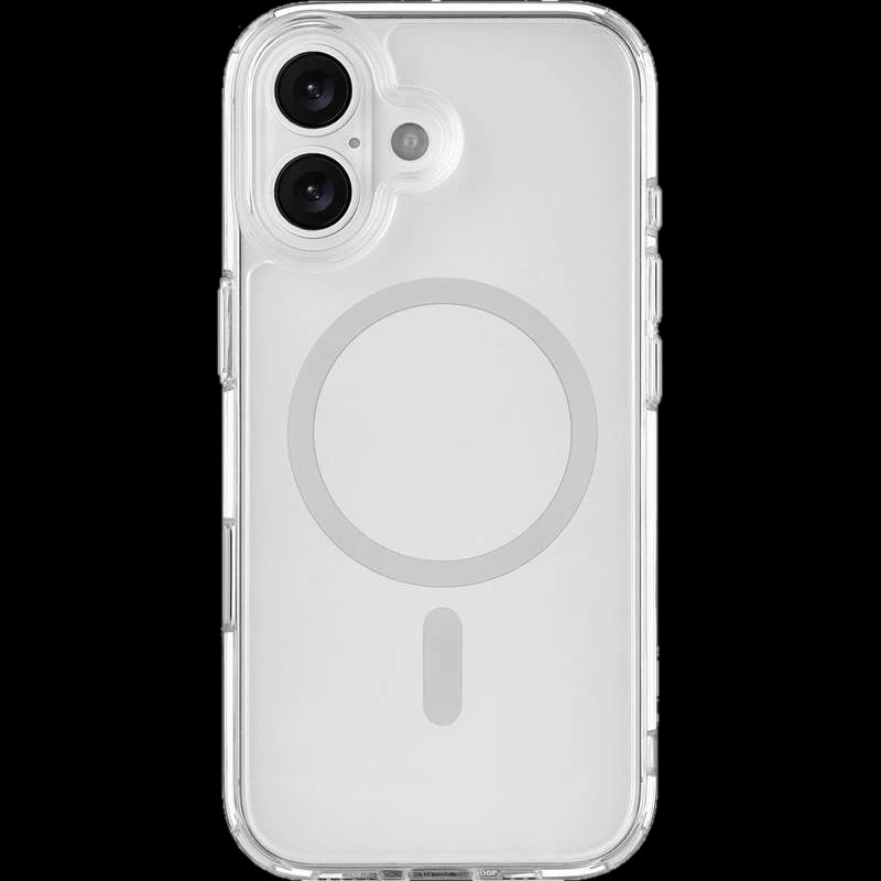 Чехол-накладка uBear Real Mag для iPhone 17, поликарбонат, прозрачный