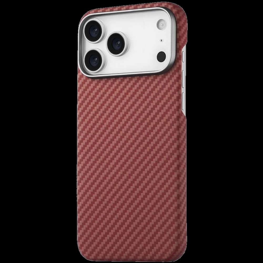 Чехол-накладка uBear Supreme для iPhone 17 Pro Max, кевлар, оранжевый