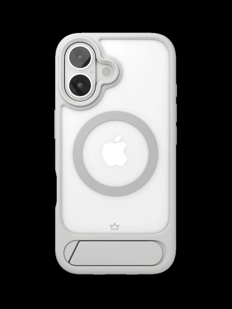 Чехол защитный VLP Reels Case с MagSafe для iPhone 16, серый