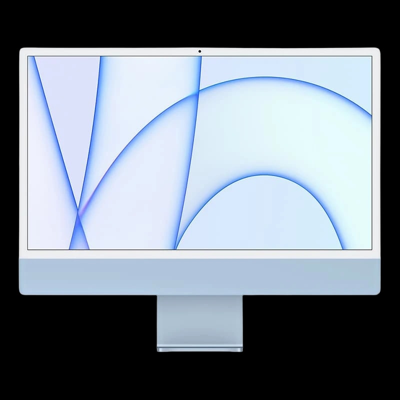 Apple iMac 24" (M1 8C CPU, 8C GPU, 2021) Retina 4,5K, 8/512Gb SSD (MGPL3) Blue, синий