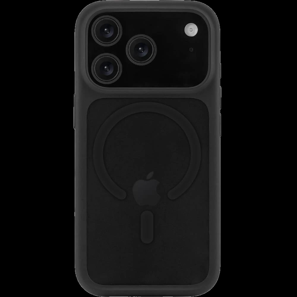 Чехол-накладка uBear Shade для iPhone 17 Pro, полиуретан, черный