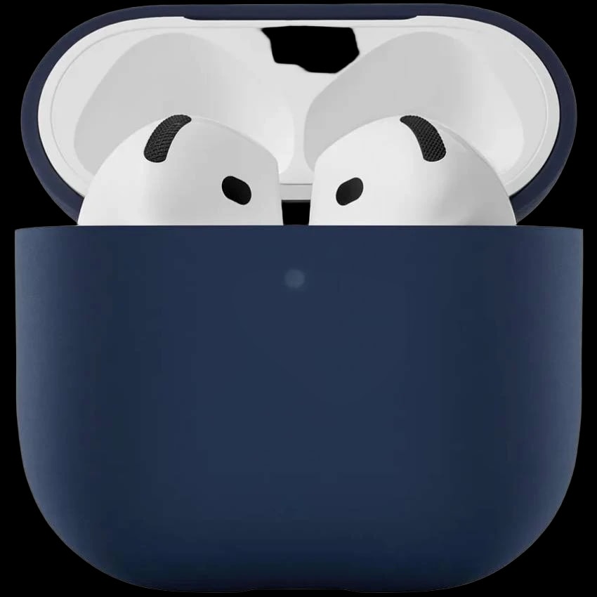 Чехол uBear Touch Pro темно-синий, для AirPods 4/4 ANC