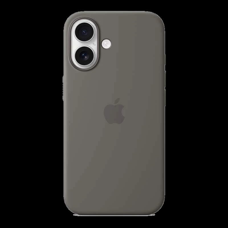 Чехол Silicone Case для Apple iPhone 16 Gray, Серый