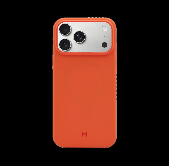 Чехол Magssory для iPhone 17 Pro Max, силикон, Orange