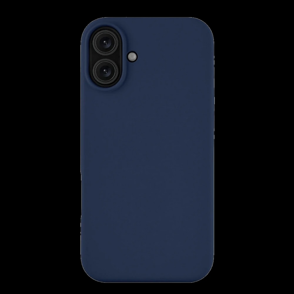 Чехол-накладка uBear Touch Mag Case для iPhone 16 Plus, силикон, темно-синий