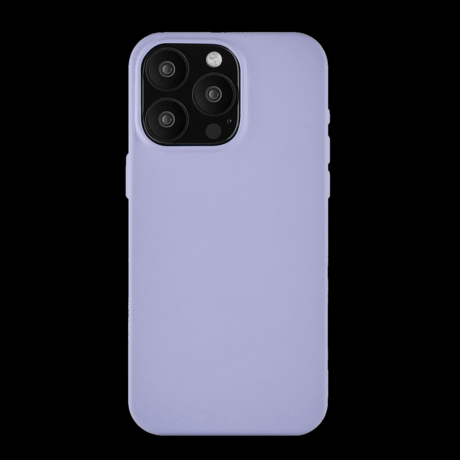 Чехол-накладка uBear Capital Case для iPhone 15 Pro, кожа, лавандовый