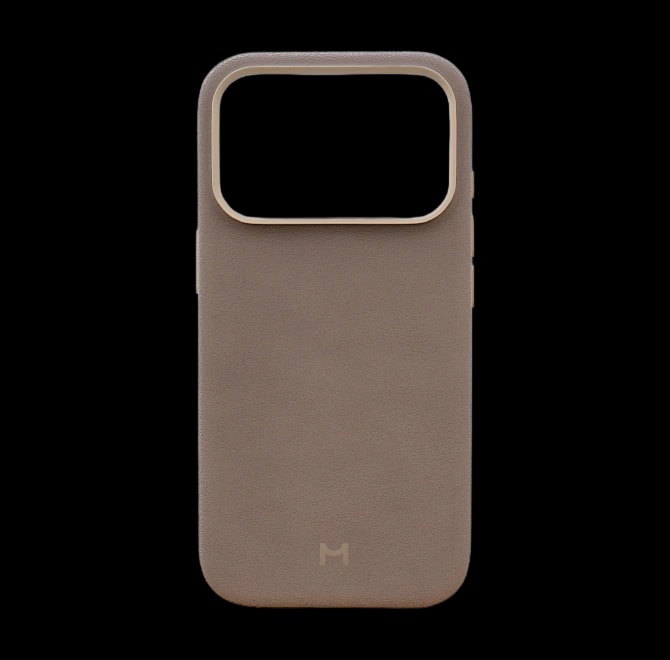 Чехол Magssory для iPhone 17 Pro Latte, экокожа