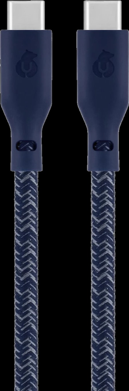 Кабель uBear Trend USB-C / USB-C, 60Вт 1,2м, синий