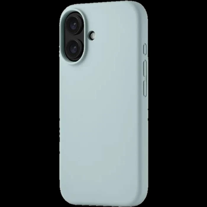 Чехол-накладка uBear Touch Mag Case для iPhone 16, силикон, мятный