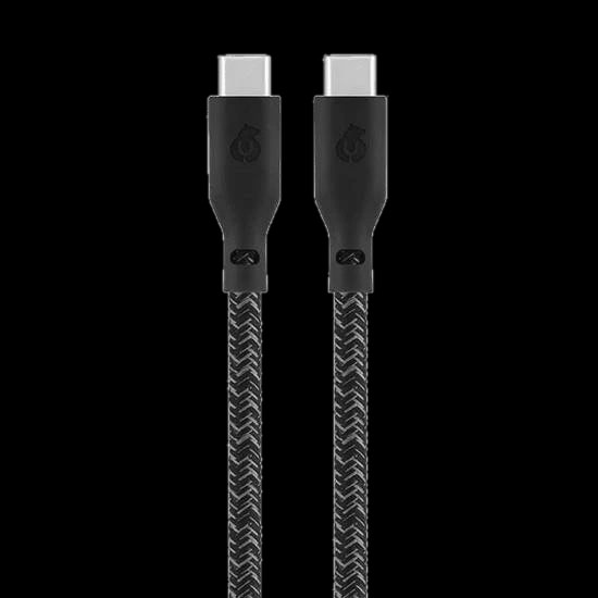 Кабель uBear Trend USB-C / USB-C, 60Вт 1,2м, черный