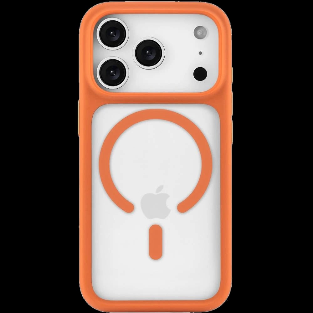 Чехол-накладка uBear Shade для iPhone 17 Pro, полиуретан, оранжевый