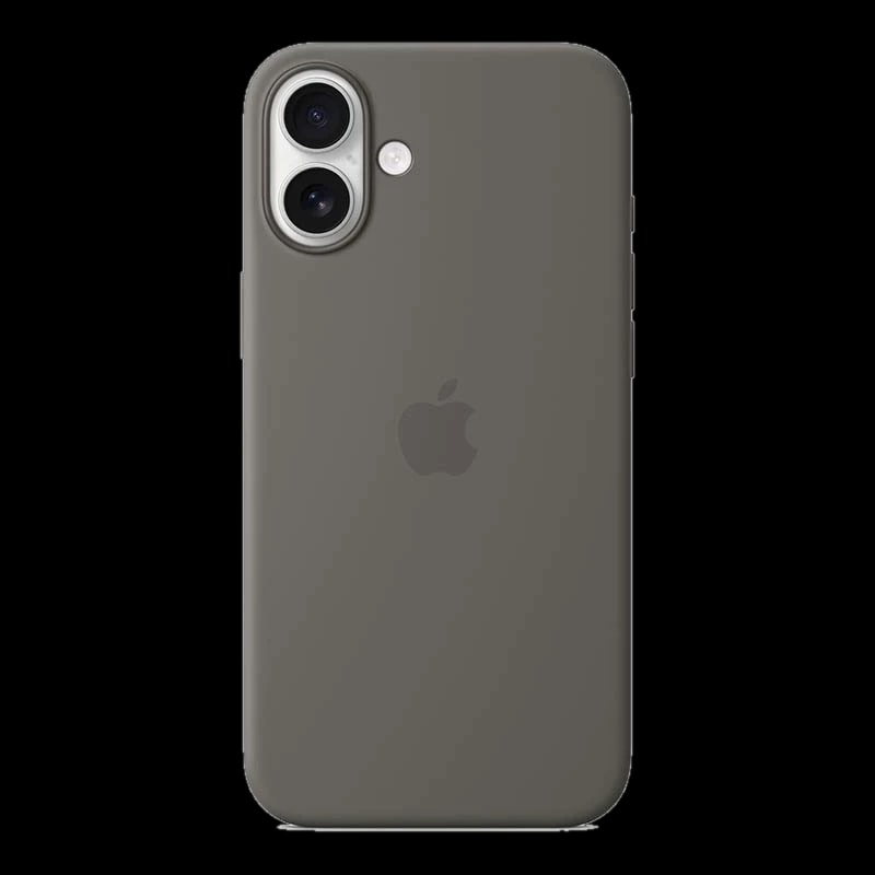 Чехол Silicone Case для Apple iPhone 16 Plus Gray, Серый