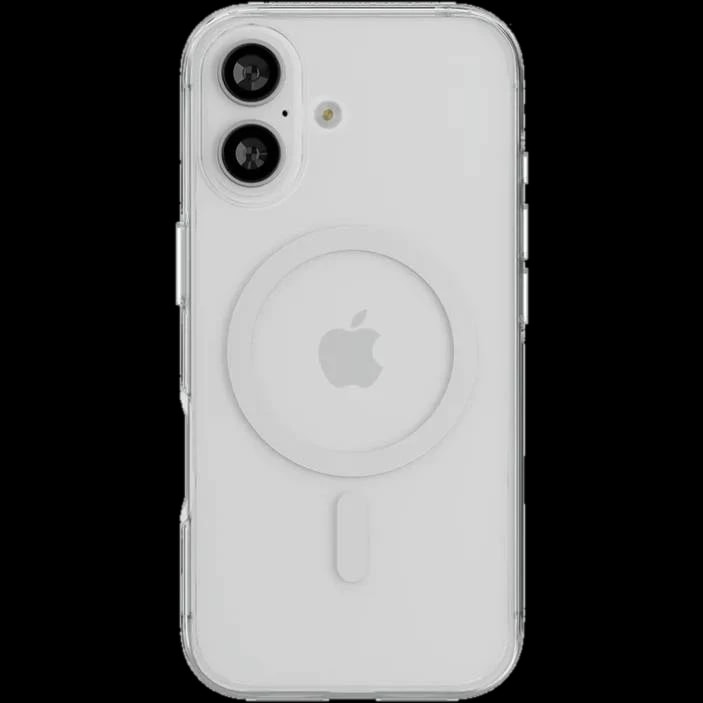 Чехол-накладка uBear Vision Mag для iPhone 17, поликарбонат, прозрачный