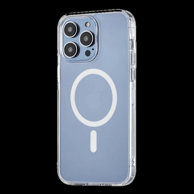 Чехол-накладка uBear Real Mag Case для iPhone 14 Pro Max, поликарбонат, прозрачный