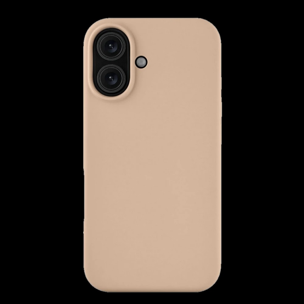 Чехол-накладка uBear Touch Mag Case для iPhone 16, силикон, латте