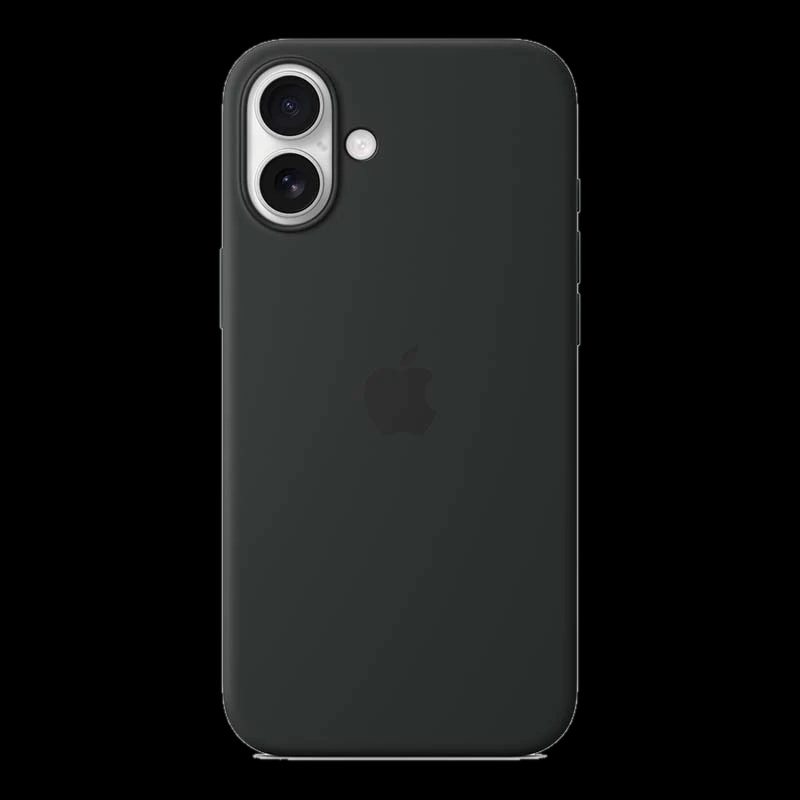 Чехол Silicone Case для Apple iPhone 16 Plus Black, черный