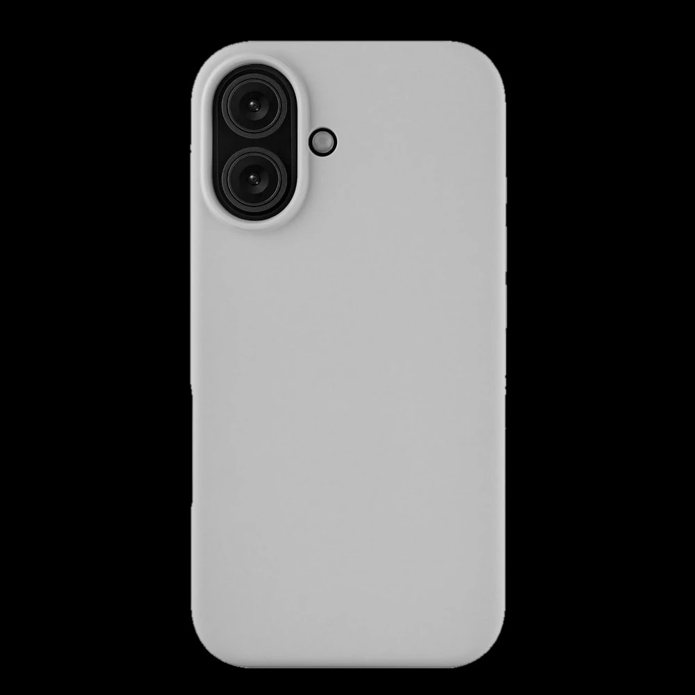 Чехол-накладка uBear Touch Mag Case для iPhone 16, силикон, светло-серый