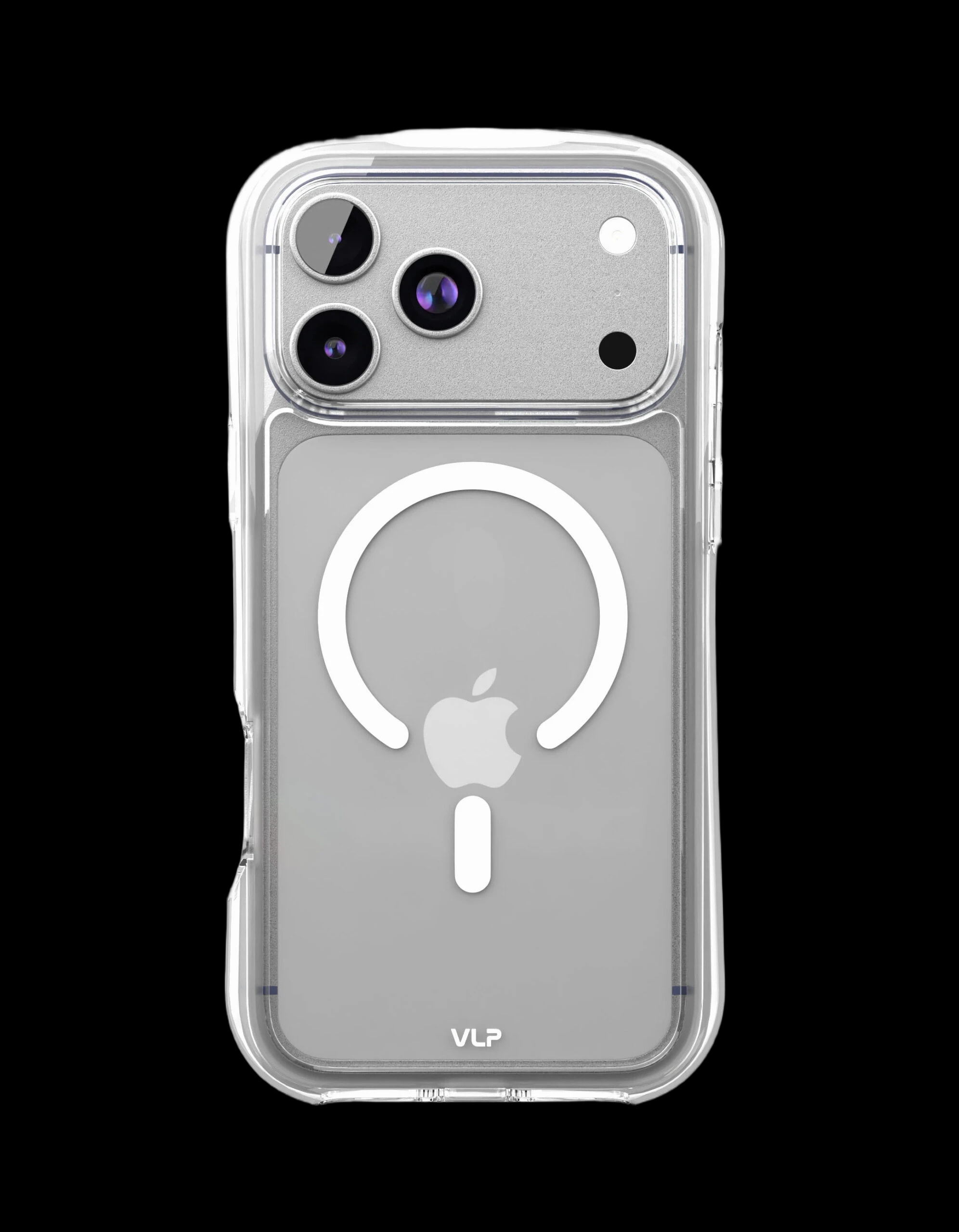 Чехол защитный VLP Bubble Case с MagSafe для iPhone 17 ProMax, белый