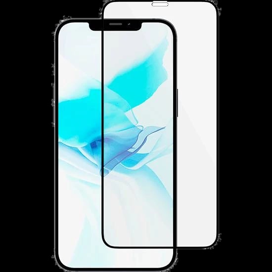 Защитное стекло uBear Extreme Nano Shield для iPhone 12/12 Pro, 0,3 мм, черная рамка