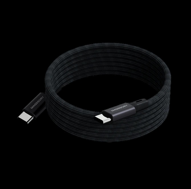 Магнитный кабель Magssory 1.2м 60W Black
