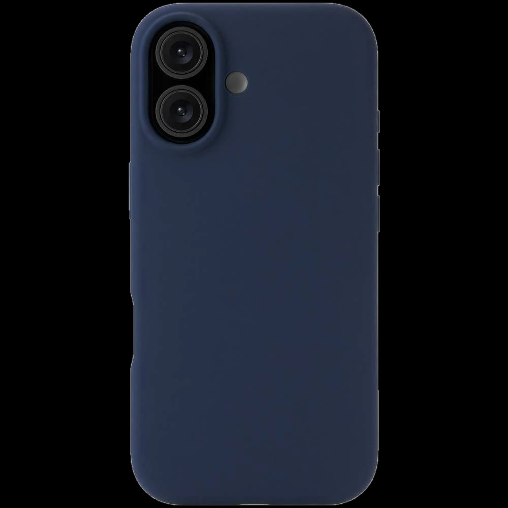 Чехол-накладка uBear Touch Mag для iPhone 17, силикон, темно-синий