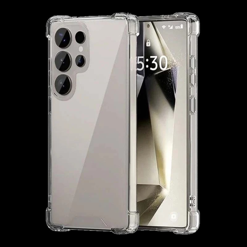 Чехол для Samsung Galaxy S25 Ultra с защитой камер Прозрачный