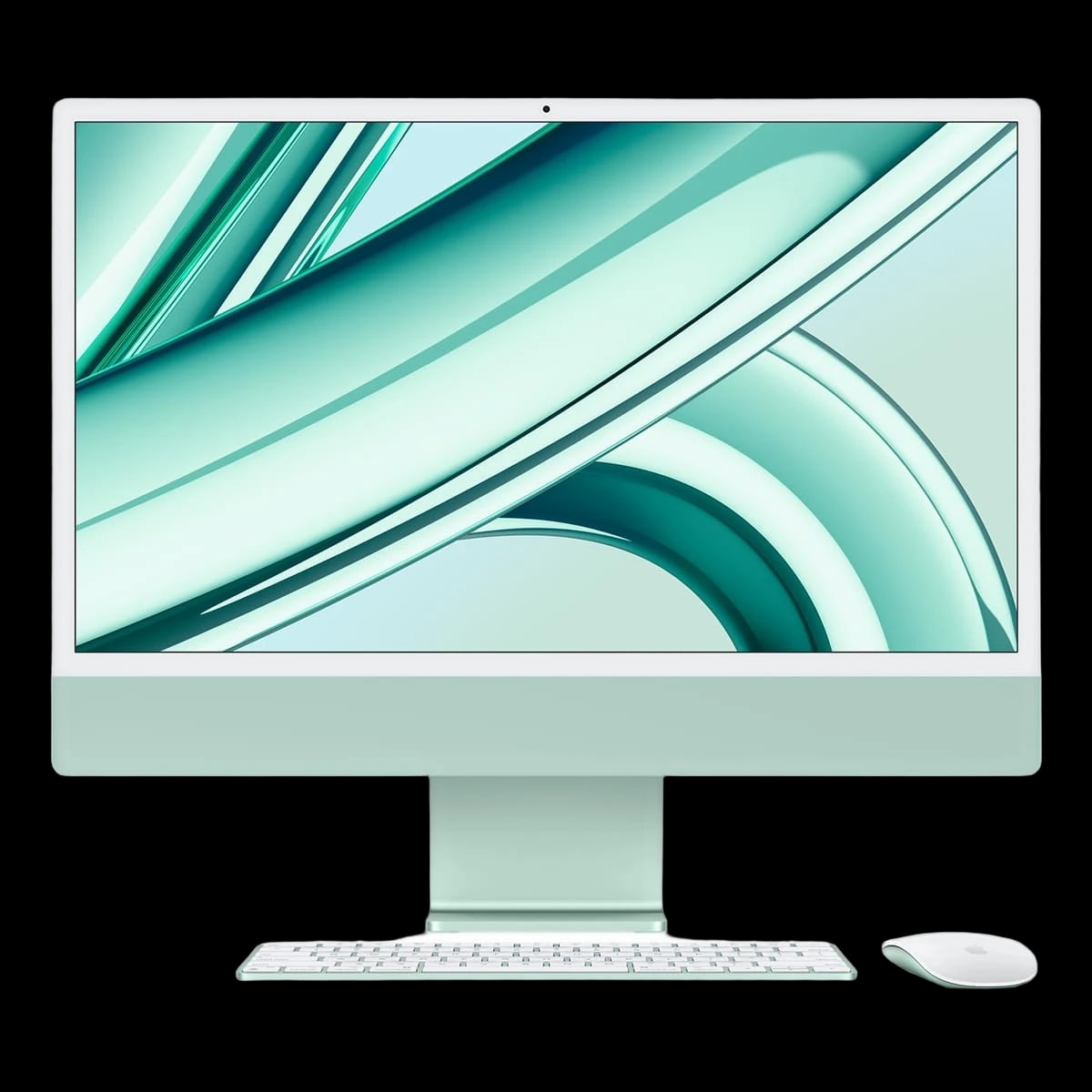 Apple iMac 24" (M3, 8C CPU, 8C GPU, 2023) Retina 4,5K, 8Gb, 256Gb SSD (MQRA3) Green, зеленый