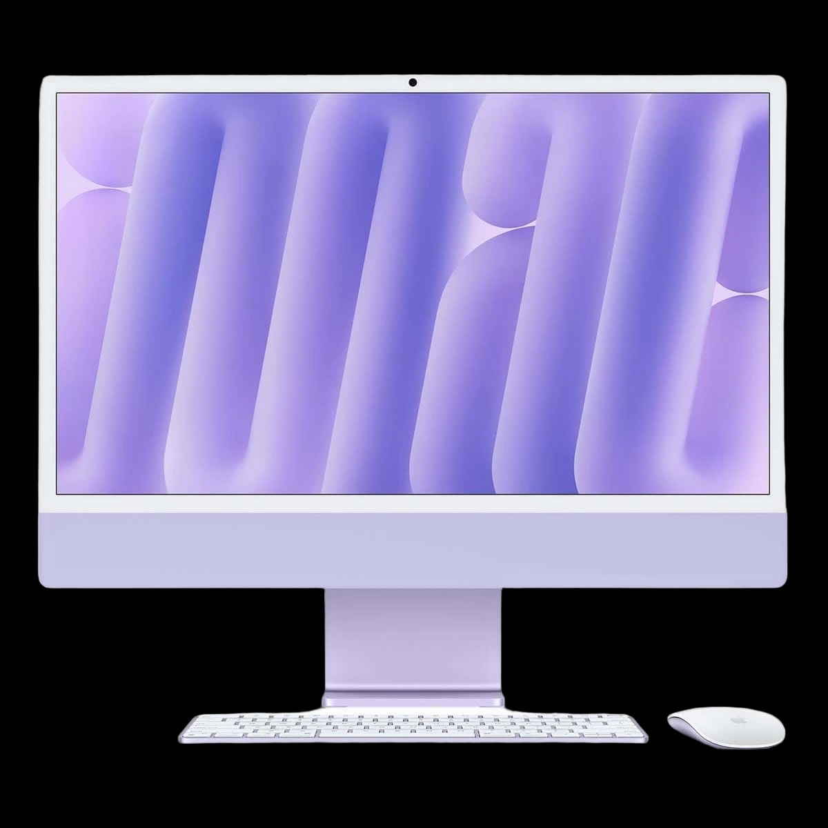Apple iMac 24" (M4 10C CPU, 10C GPU, 2024) Retina 4,5K, 16Gb, 256Gb SSD (MWV63) Purple, фиолетовый