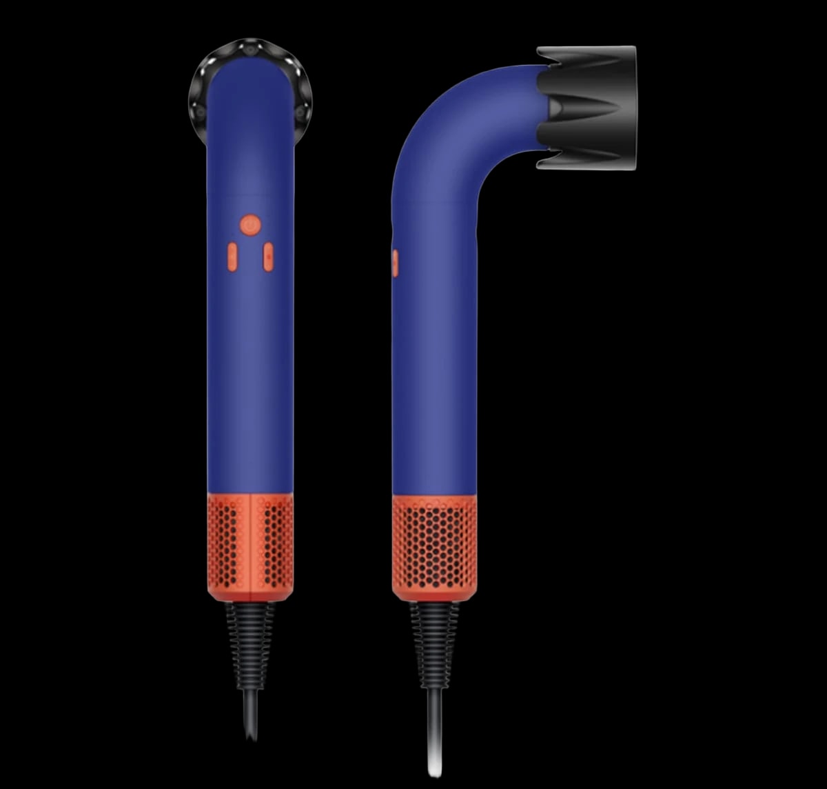 Фен Dyson Supersonic R Pro HD18 (Global) Vinca Blue/Topaz Orange, синий/оранжевый