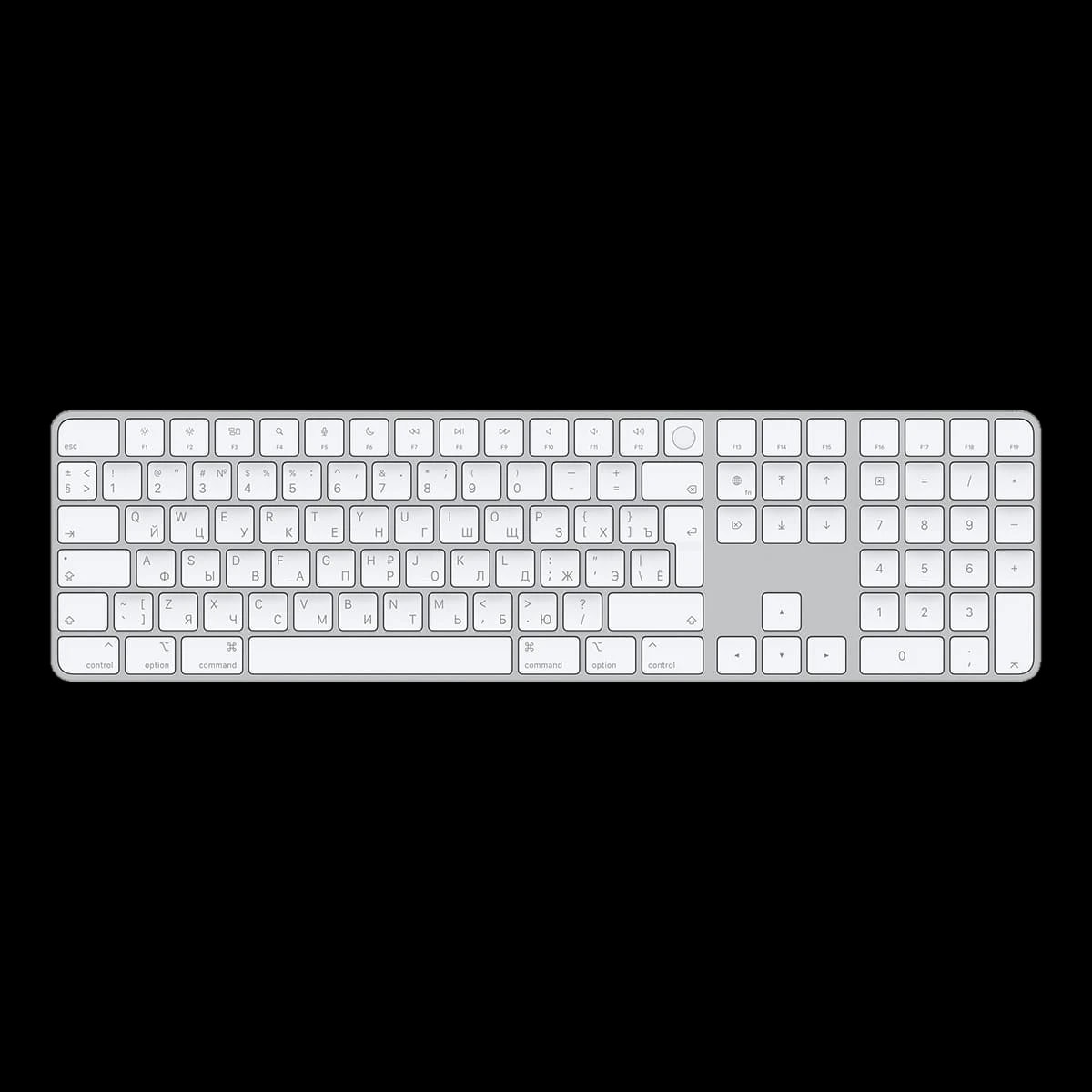 Клавиатура беспроводная Apple Magic Keyboard с Touch ID (MK2C3) Серебристый